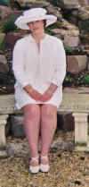 Helen sitting down